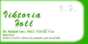 viktoria holl business card